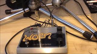 Electro Harmonix The Worm Effects Pedal Demo  Auto Wah Phaser Tremolo Vibrato [upl. by Anitsirk]