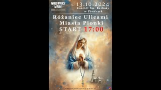 Różaniec Ulicami Miasta Pionki 13102024r [upl. by Russon]