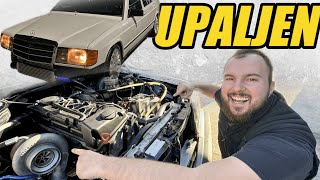 SUPERTURBO MERCEDES 190 JE ŽIV NOVI MOTOR UPALJEN 400HP PROJEKAT [upl. by Kilian293]