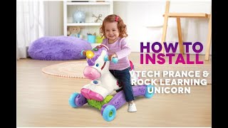 Prance amp Rock Learning Unicorn  VTech   Unboxing and Installation [upl. by Annelak456]