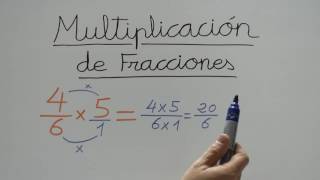 Cómo multiplicar fracciones [upl. by Fricke603]