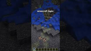 Minecraft Logic 😱 shorts minecraft [upl. by Nageem]