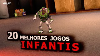 TOP 20 melhores jogos INFANTIS que VOCÊ NÃO JOGOU [upl. by Asabi]