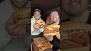 Popeyes Chicken Sandwich in a Car HowKevEats [upl. by Carboni]