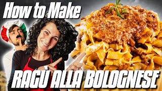 Ragu Alla Bolognese Recipe  How to Make Authentic Bolognese Sauce [upl. by Arria]