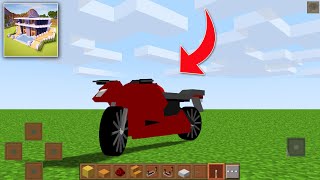 How to Make Working MOTORBIKE in CRAFT WORLD [upl. by Awhsoj544]