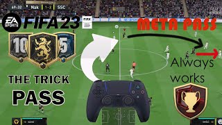 DRIVEN LOBBED THROUGH PASS TUTORIAL  FIFA 23 [upl. by Ahsilahk538]