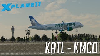 Airbus A320 Neo into Orlando XPlane 11 [upl. by Enairda]