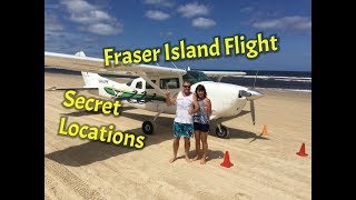 Kgari Fraser Island from the air see hidden lakes and sand blows [upl. by Elvina]