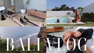 BALI VLOG  pregnant bali belly pilates [upl. by Suoivatnom904]