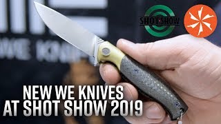 New We Knives at SHOT Show 2019 KnifeCenter Coverage [upl. by Drye]