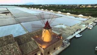 Saline di Marsala e laguna lo Stagnone Marsala Trapani [upl. by Airtemed658]