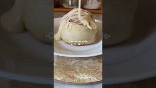 Cinnamon rolls recipe in my channel  الوصفة كاملة بالقناة 😍🤤❤️ shorts اكسبلور cinnamoroll [upl. by Denbrook969]