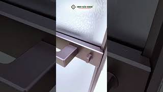 Cửa slim mở quay 1 cánh với kính họa tiết tạo điểm nhấn đặc biệt slimdoor cuanhom cuanhomslim [upl. by Flyn]