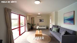 Sold on Kapiti  Home Staging  Before amp After [upl. by Enovaj]