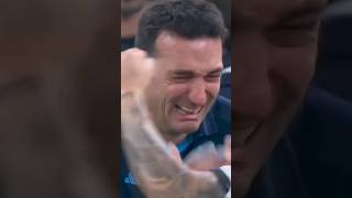 Lionel Scaloni Reaction After Winning World Cupfootball argentina shorts [upl. by Lashonda244]