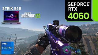 RTX 4060  Warzone 20  Asus Strix G16  Native DLSS [upl. by Hiett]