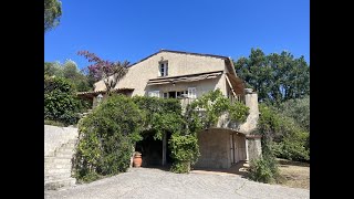 Maison à rénover à vendre à Mougins avec vue et à pied des commodités du Val [upl. by Florentia]