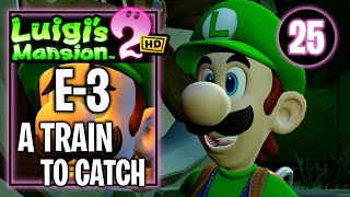 Luigis Mansion 2 HD  E3 A Train to Catch  Gameplay Walkthrough Part 25 [upl. by Meehar]