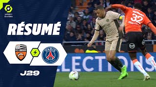 FC LORIENT  PARIS SAINTGERMAIN 1  4  Résumé  FCL  PSG  20232024 [upl. by Vicky]