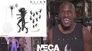 NECA Alien Romulus Scorched Xenomorph and Accessory Set Preview [upl. by Enelad524]