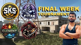 SKS Season 9 Final Week Tournament [upl. by Nyrok393]