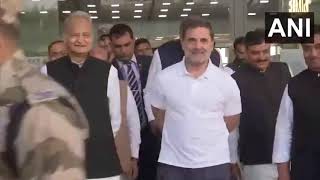 LoP Shri Rahul Gandhi Reached rahulgandhi Jaipur [upl. by Colville865]