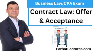 Contract Law Offer and Acceptance CPA Exam REG [upl. by Alexandr179]