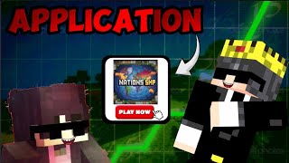 My Application For Nation SMP NotRexy  SENSHIGUY  rexy nationsmp application [upl. by Ahsinnek918]