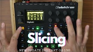 How to Resample and Slice a Beat on the Digitakt New Update Digitakt OS 150 [upl. by Moses948]