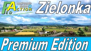 LS22 Premium Edition DLC Rundgang Rundflug auf der neuen Zielonka Map [upl. by Akinihs]