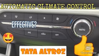 AUTOMATIC CLIMATE CONTROL OF ALTROZ 🔥  TATA ALTROZ 2021  HOW TO USE MANUAL AC IN AUTOMATIC AC [upl. by Naam]