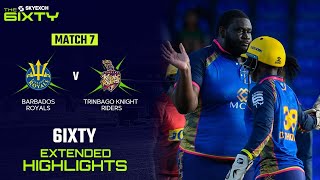 Extended Highlights  Barbados Royals vs Trinbago Knight Riders  The 6IXTY Men [upl. by Durware]