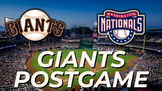 SF Giants vs Washington Nationals Game 3 Postgame [upl. by Aligna382]