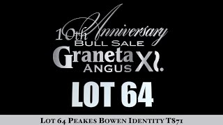 Lot 64 Peakes Bowen Identity T871 [upl. by Rihana556]