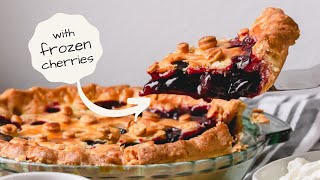 my goto sweet cherry pie recipe from scratch [upl. by Rangel]