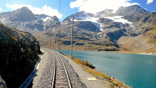 ★ Cab ride 🇨🇭St Moritz  🇮🇹Tirano Bernina pass Switzerland to Italy 102019 [upl. by Mauricio]