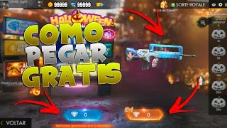 BUG PRA GANHAR A SKIN DA FAMAS GRÁTIS FREE FIRE COMO GANHAR A SKIN LENDÁRIA A LUA 100 EFICIENTE [upl. by Mauralia854]