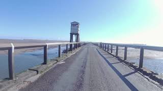 4K Video Driving across the Holy Island Causeway [upl. by Vinay543]