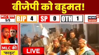 🟢Live  Uttar Pradesh MLC Chunav Result Live । MLC Chunav । Yogi Adityanath Akhilesh Yadav Top News [upl. by Lertnek]