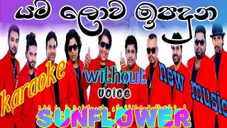 yama lowa ipaduna karaoke lyrics යම ලොව sunflower watersfire1029 [upl. by Etnoled]