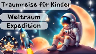 Traumreise für Kinder zum Einschlafen  Die Weltraum Expedition  Astronaut  Meditation für Kinder [upl. by Gaivn]