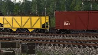 Railroader Exp Beta Heavy train pass by Wilmot [upl. by Sankey941]