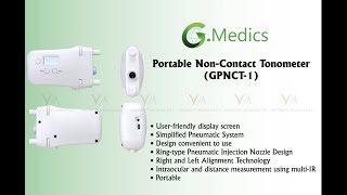 GMedics Non Contact Tonometer Tonometro de No Contacto Portal [upl. by Abott284]