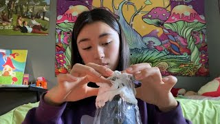 ASMR shaving cream on the mic 😱 [upl. by Aerdnaxela]