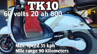 NWOW TK10 2WHEELS EBIKE REVIEW SPECS MILE RANGE [upl. by Avram]