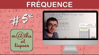 Calculer des fréquences  Cinquième [upl. by Jesse]