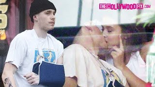 Brooklyn Beckham Passionately Kisses New Girlfriend Lexi Wood After Breaking Up With Chloe Moretz [upl. by Abehshtab]