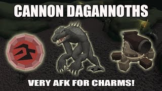 Runescape 3 Cannoning Dagannoth Guide 2018  AFK Charm Droppers  650 Crimson CharmsHour [upl. by Adnot]