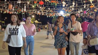 Cambodia Night Market At 60 METER STREET Virtual Walk  Walking Trip 4k [upl. by Alihs]